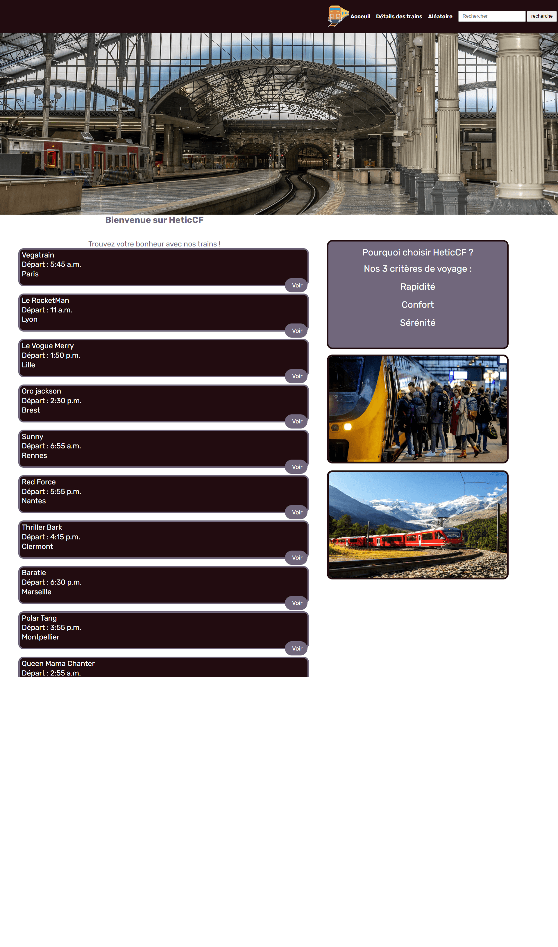 Simulateur de transports